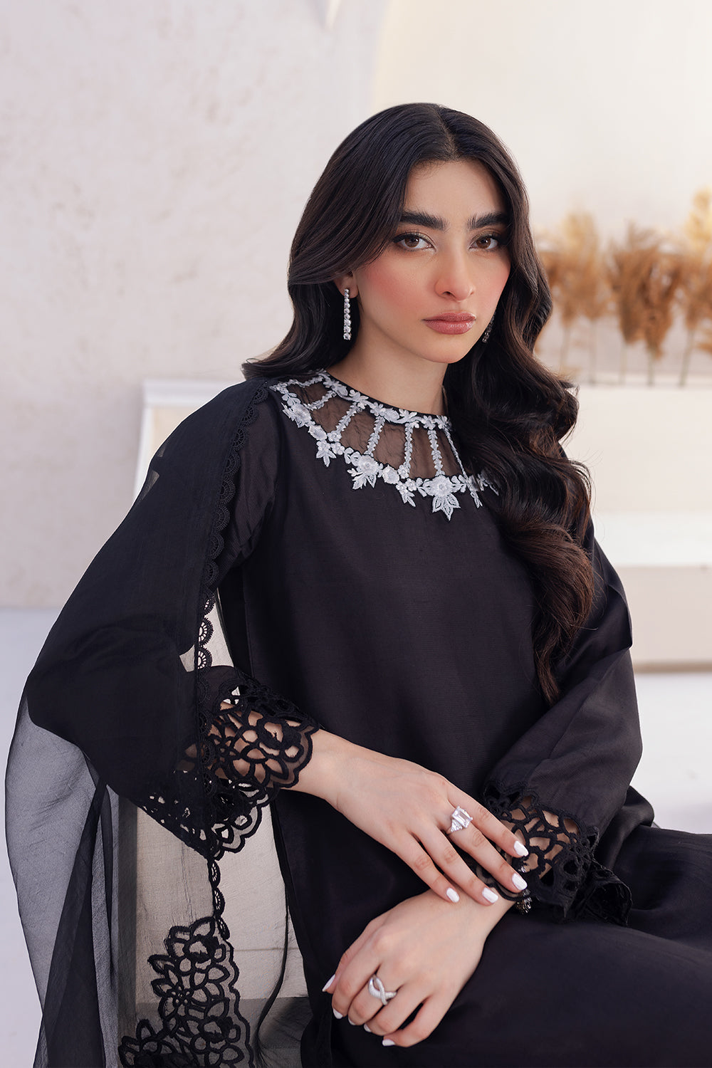Azure | Ensembles Embroidered Formals | Stargaze -  Azure Formal -  House of Maryam