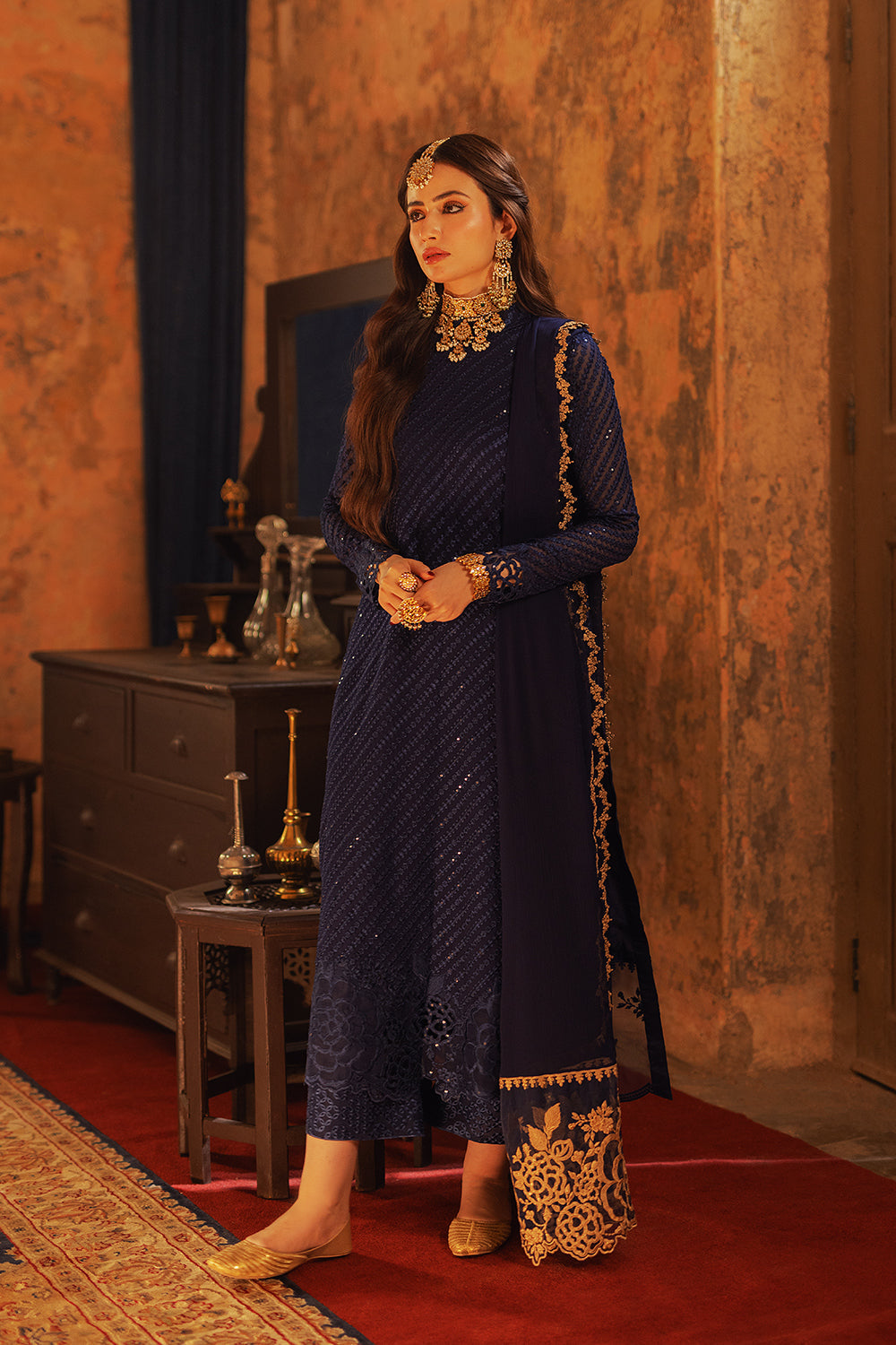 Azure | Ensembles Embroidered Formals | Aqua Serene by Azure - House of Maryam