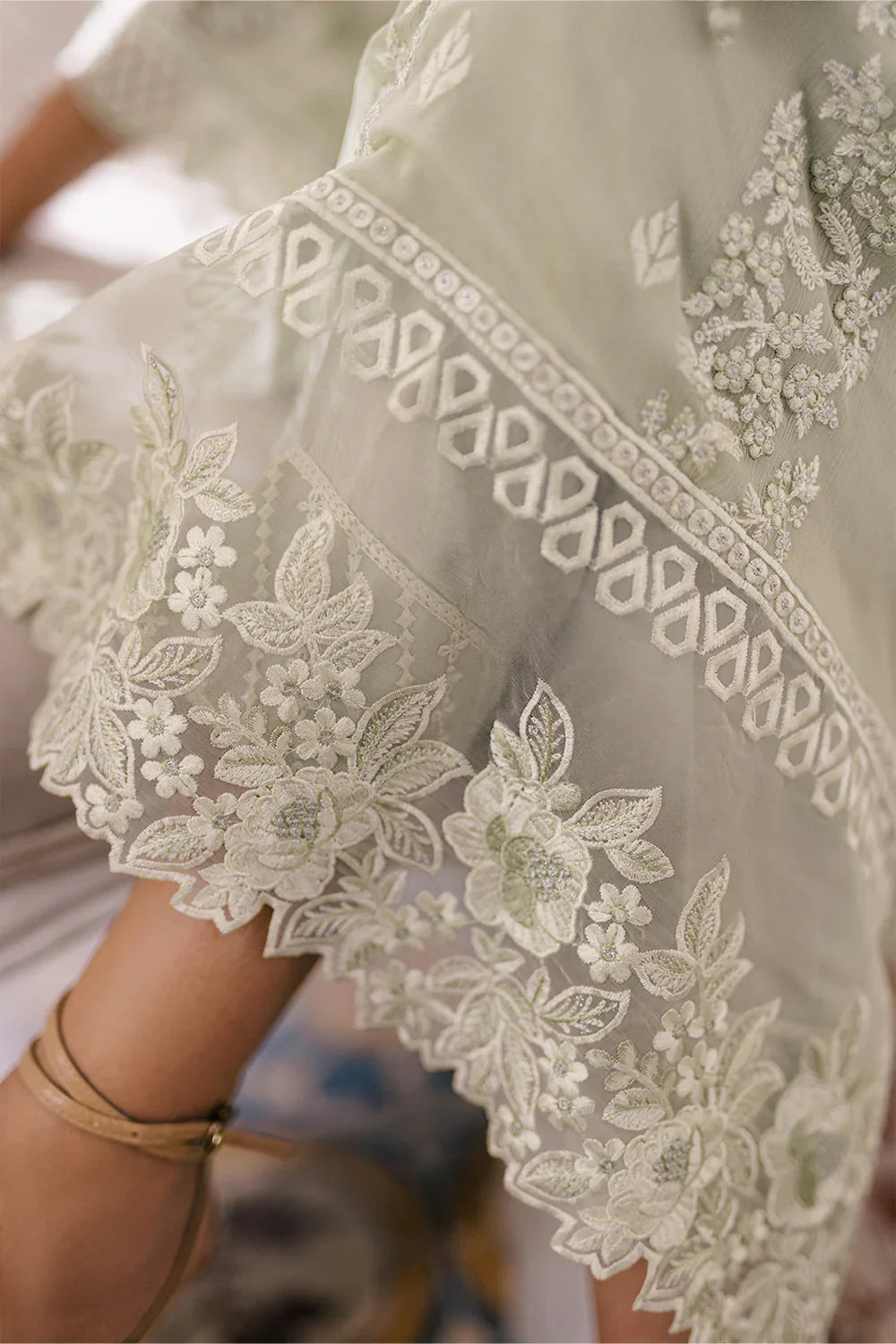 Azure | Ensembles Embroidered Formals | Enchanted Moss by Azure - House of Maryam