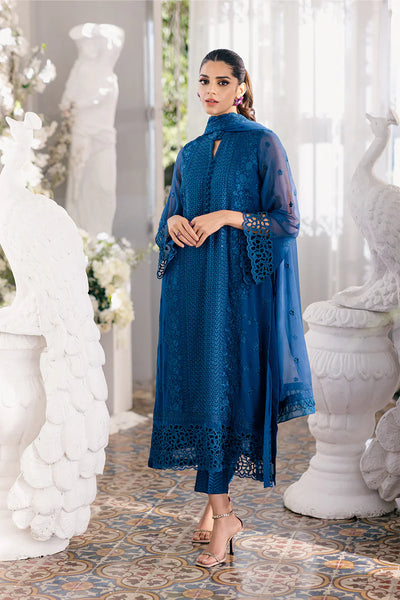 Azure | Ensembles Embroidered Formals | Galactic Glow -  Azure Formal - Original Designer Dress - House of Maryam