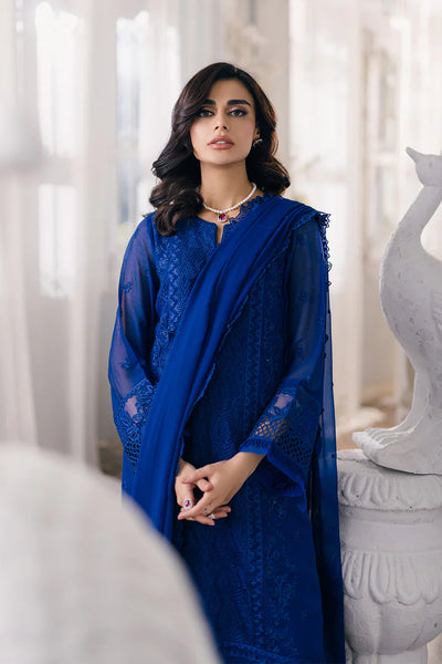 Azure | Ensembles Embroidered Formals | Iris Charm -  Azure Formal - Original Designer Dress - House of Maryam
