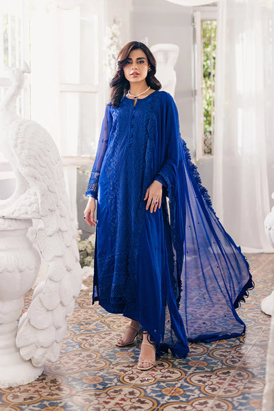 Azure | Ensembles Embroidered Formals | Iris Charm -  Azure Formal - Original Designer Dress - House of Maryam