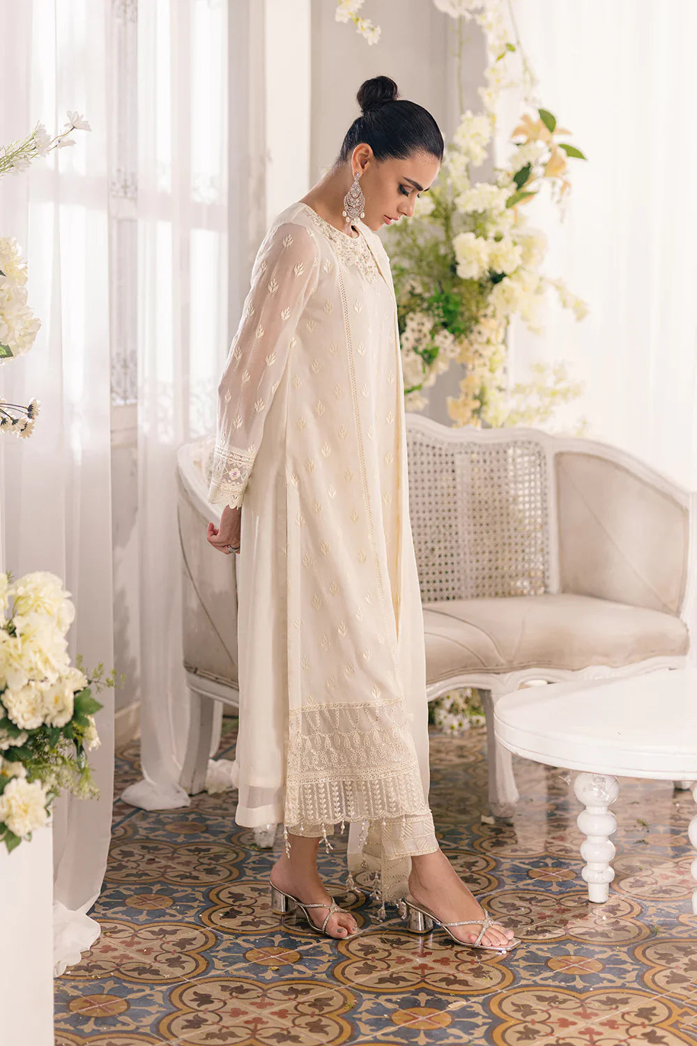 Azure | Ensembles Embroidered Formals | Angelic Frost -  Azure Formal - Original Designer Dress - House of Maryam