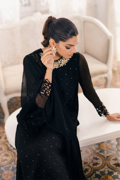 Azure | Ensembles Embroidered Formals | Midnight Glow -  Azure Formal - Original Designer Dress - House of Maryam