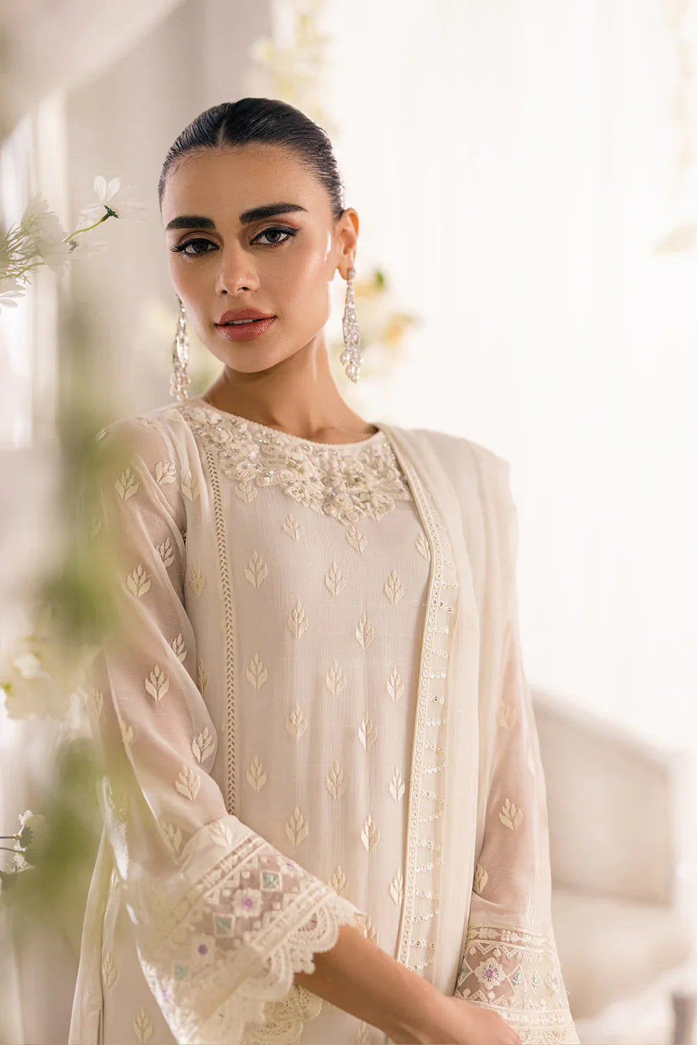 Azure | Ensembles Embroidered Formals | Angelic Frost -  Azure Formal - Original Designer Dress - House of Maryam