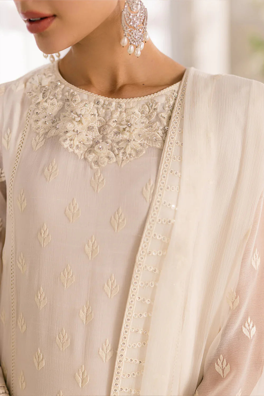 Azure | Ensembles Embroidered Formals | Angelic Frost by Azure - House of Maryam