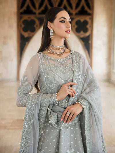 Gulaal | Embroidered Chiffon 23 | ARWA 06 -  Gulaal Bridal - Original Designer Dress - House of Maryam
