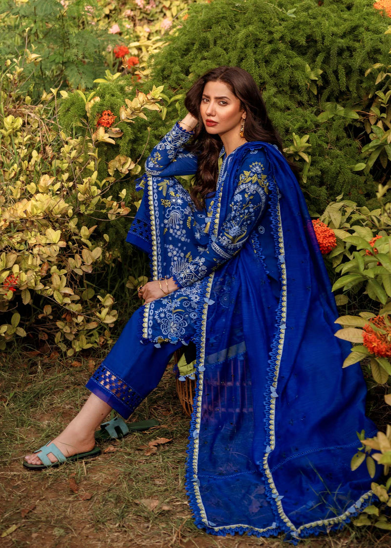 Sadaf Fawad Khan | Lawn 24 | Dalia (A) by Designer Sadaf Fawad Khan - House of Maryam - Pakistani Designer Ethnic Wear in {{ shop.shopifyCountryName }}