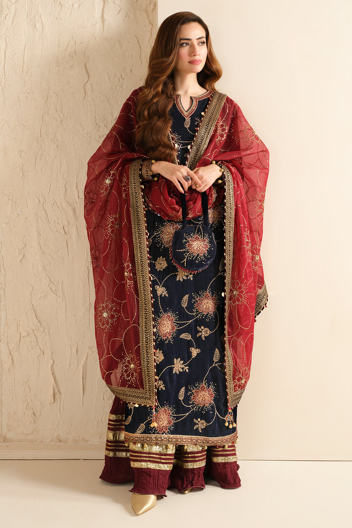 Jazmin | Velvet Edit 24 | VF-2040 -  Jazmin Ladies Clothes - Original Designer Dress - House of Maryam