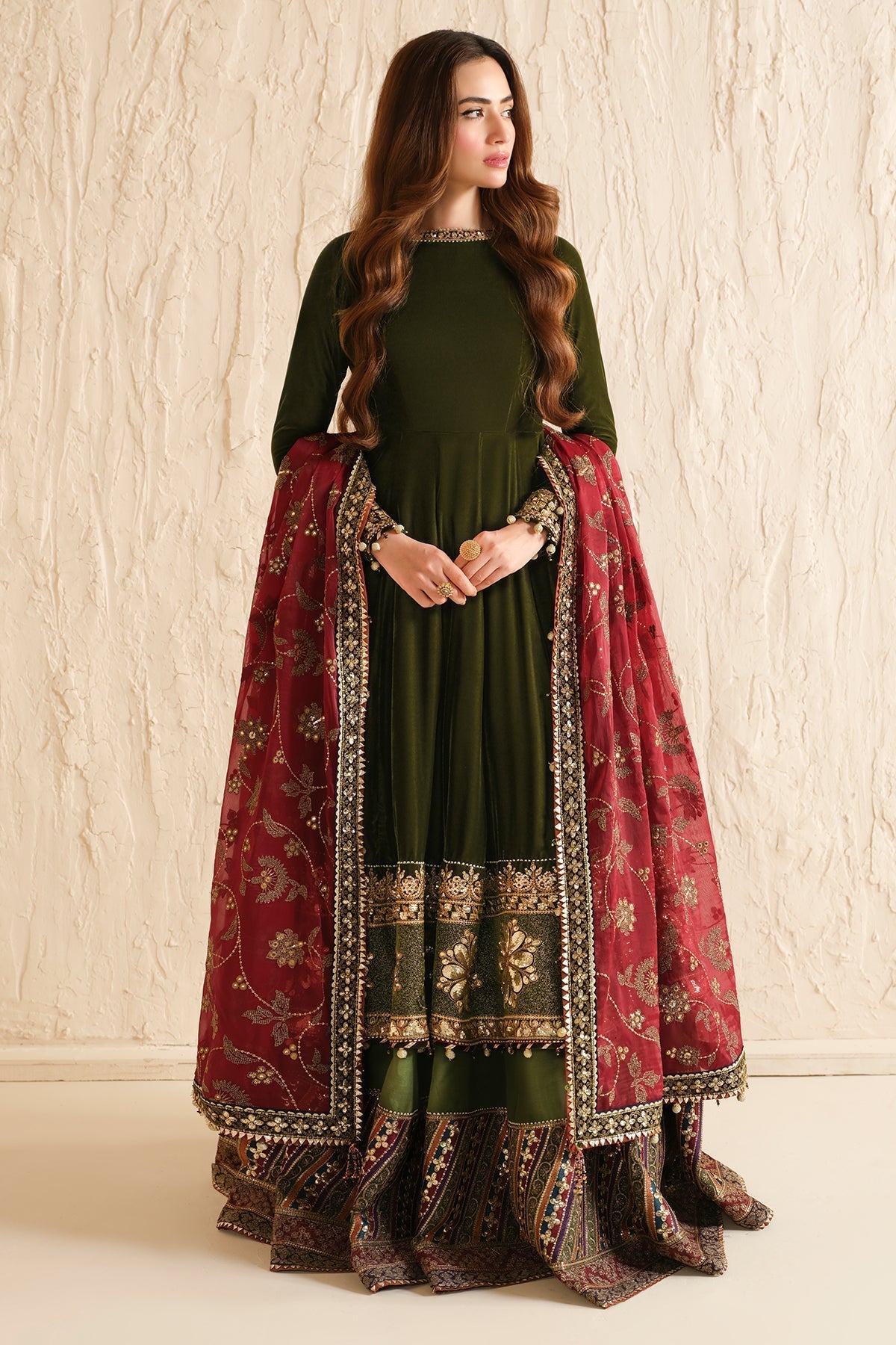 Jazmin | Velvet Edit 24 | Velvet Formal VF-2036 by Designer Jazmin - House of Maryam - Pakistani Designer Ethnic Wear in {{ shop.shopifyCountryName }}