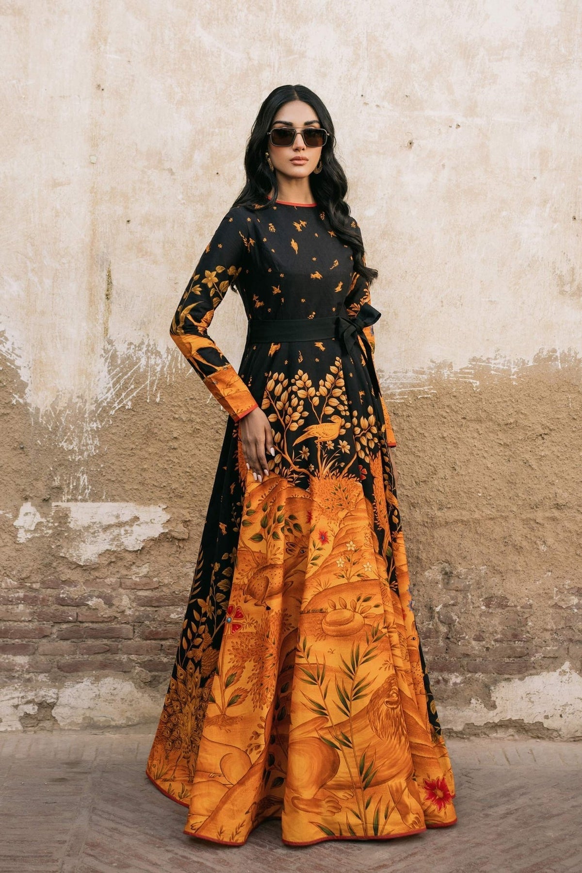 Fahad Hussayn | Lawn Banger | Baburnama -  Fahad Hussayn Ladies Clothes - Original Designer Dress - House of Maryam