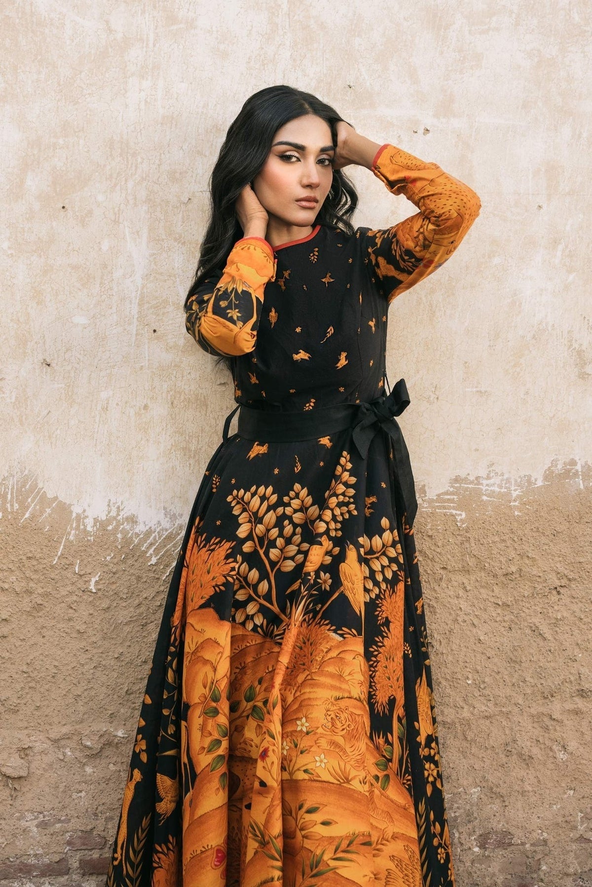 Fahad Hussayn | Lawn Banger | Baburnama -  Fahad Hussayn Ladies Clothes - Original Designer Dress - House of Maryam