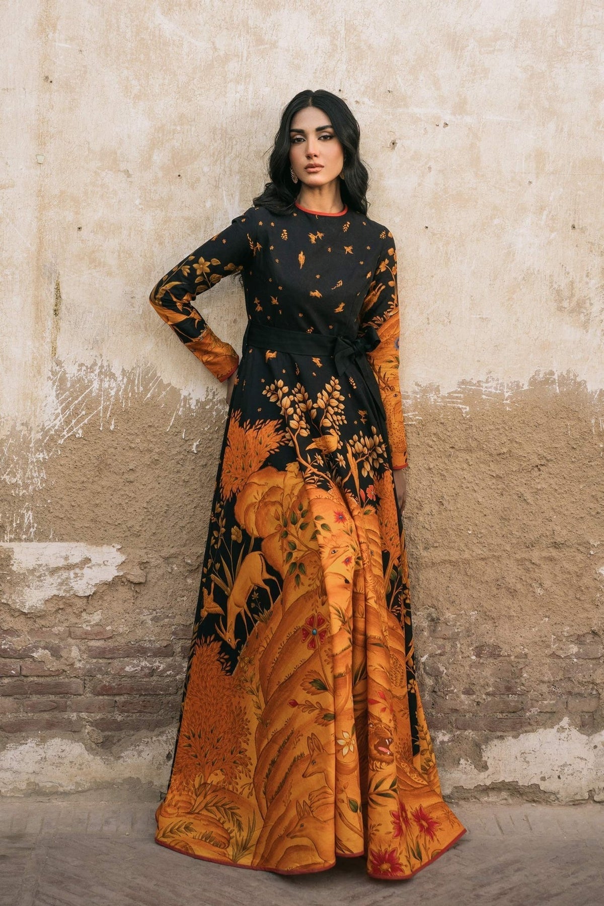 Fahad Hussayn | Lawn Banger | Baburnama -  Fahad Hussayn Ladies Clothes - Original Designer Dress - House of Maryam