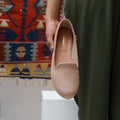 Cream Loafers by Designer House of Maryam - House of Maryam - Pakistani Designer Ethnic Wear in {{ shop.shopifyCountryName }}