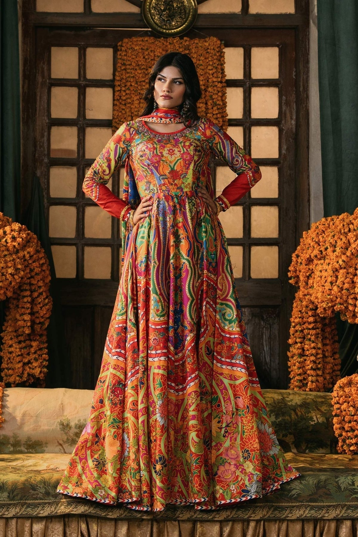 Fahad Hussayn | Lawn Banger | Bali Pal -  Fahad Hussayn Ladies Clothes - Original Designer Dress - House of Maryam