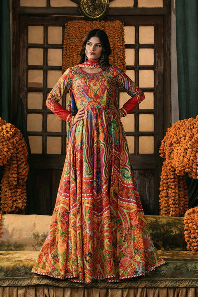 Fahad Hussayn | Lawn Banger | Bali Pal -  Fahad Hussayn Ladies Clothes - Original Designer Dress - House of Maryam