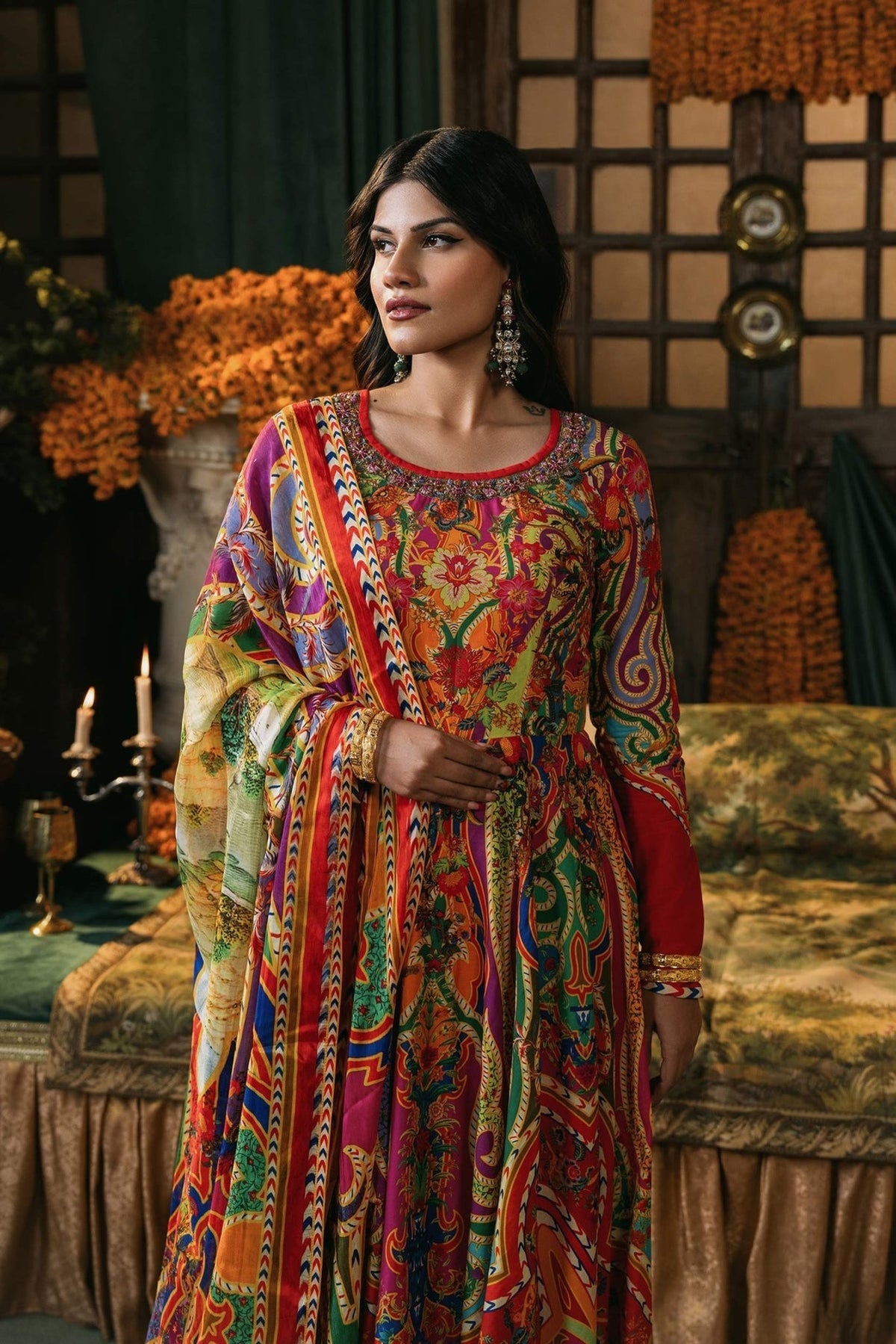 Fahad Hussayn | Lawn Banger | Bali Pal -  Fahad Hussayn Ladies Clothes - Original Designer Dress - House of Maryam