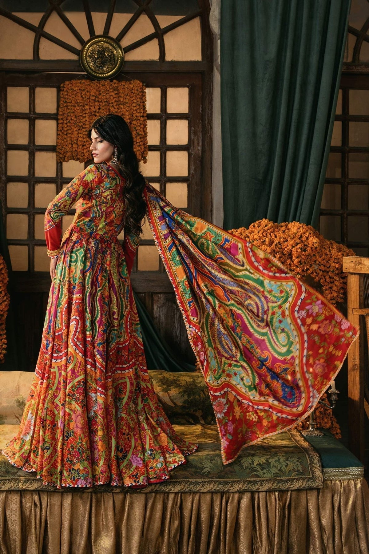 Fahad Hussayn | Lawn Banger | Bali Pal -  Fahad Hussayn Ladies Clothes - Original Designer Dress - House of Maryam