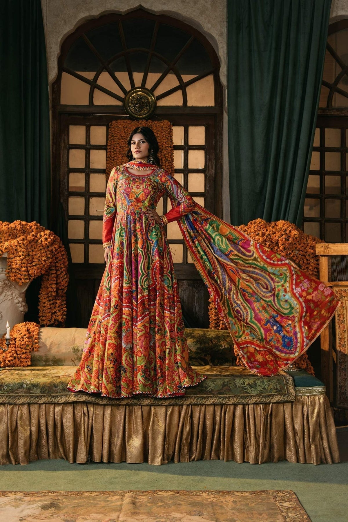 Fahad Hussayn | Lawn Banger | Bali Pal -  Fahad Hussayn Ladies Clothes - Original Designer Dress - House of Maryam