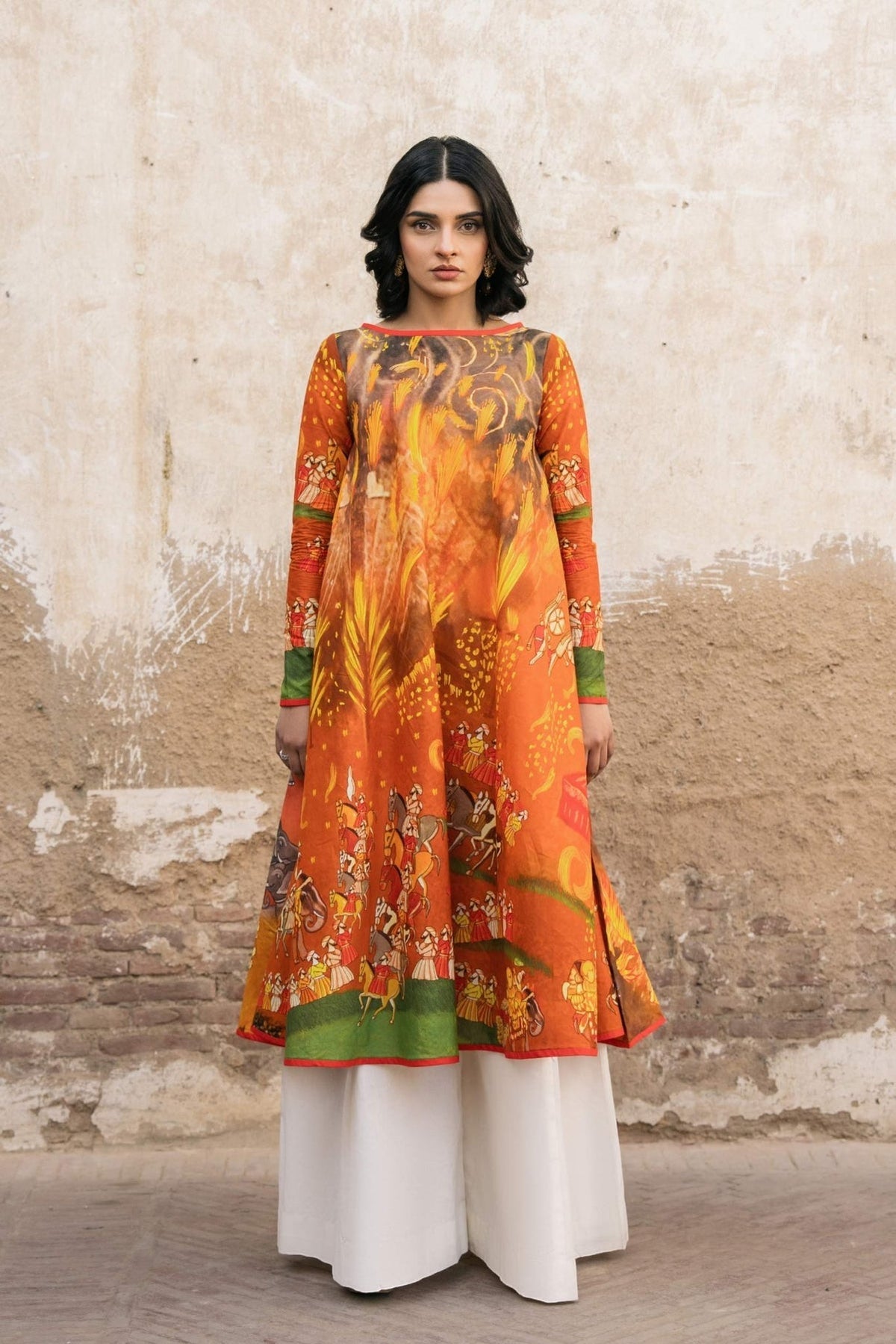 Fahad Hussayn | Lawn Banger | Baori -  Fahad Hussayn Ladies Clothes - Original Designer Dress - House of Maryam