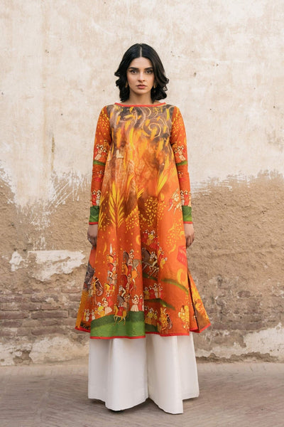 Fahad Hussayn | Lawn Banger | Baori -  Fahad Hussayn Ladies Clothes - Original Designer Dress - House of Maryam