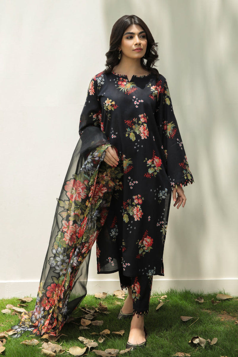Baroque | Lawn Collection 24 | UF-208 -  Baroque Luxury - Original Designer Dress - House of Maryam