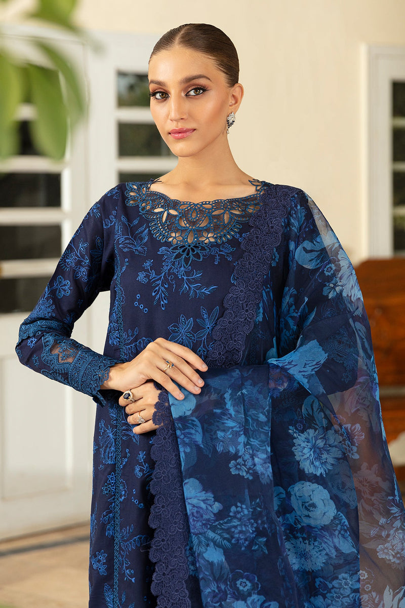 Baroque | Lawn Collection 24 | UF-380 -  Baroque Luxury - Original Designer Dress - House of Maryam