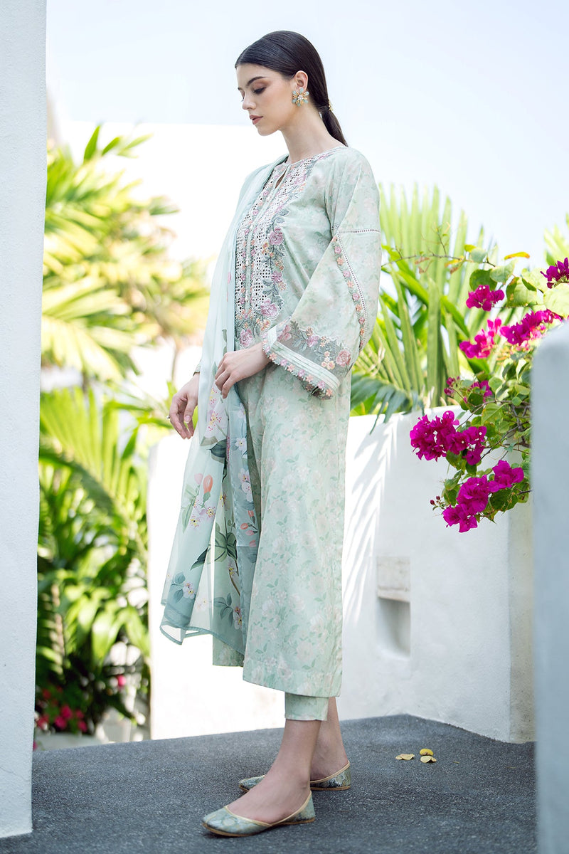 Baroque | Lawn Collection 24 | UF-550 -  Baroque Luxury -  House of Maryam
