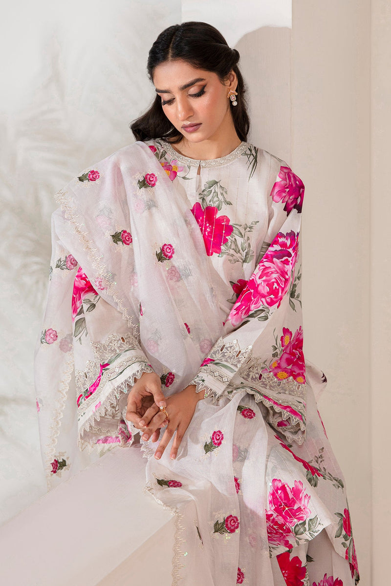 Baroque | Lawn Collection 24 | UF-347 -  Baroque Luxury -  House of Maryam