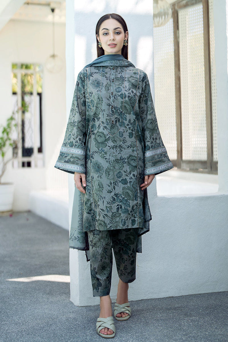 Baroque | Lawn Collection 24 | UF-551 -  Baroque Luxury - Original Designer Dress - House of Maryam