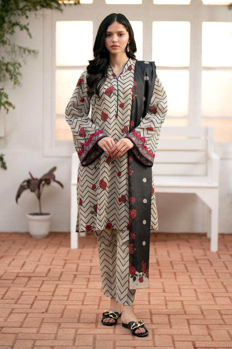 Baroque | Lawn Collection 24 | UF-539 -  Baroque Luxury - Original Designer Dress - House of Maryam