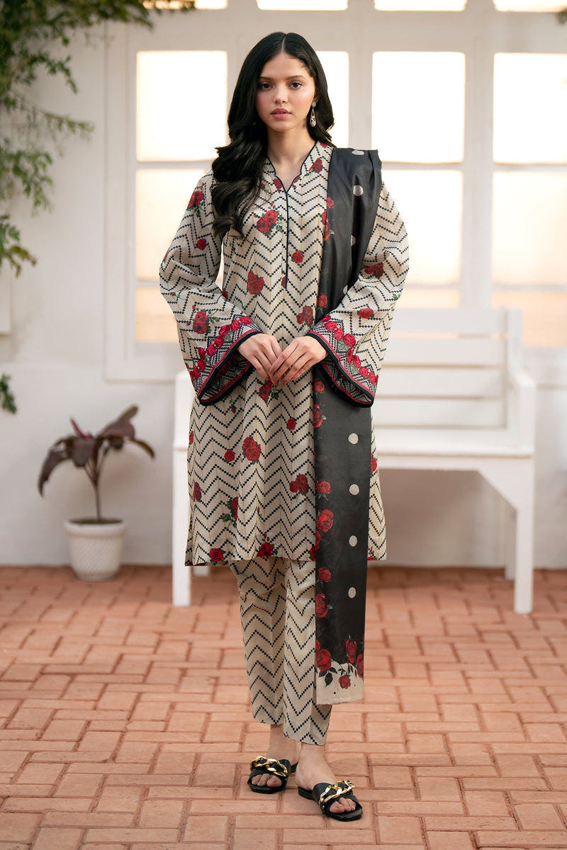 Baroque | Lawn Collection 24 | UF-539 -  Baroque Luxury - Original Designer Dress - House of Maryam