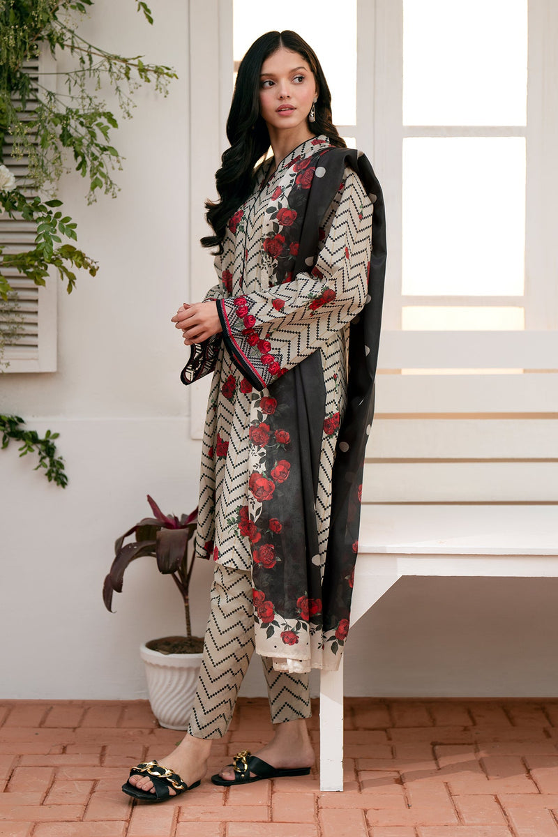 Baroque | Lawn Collection 24 | UF-539 -  Baroque Luxury - Original Designer Dress - House of Maryam
