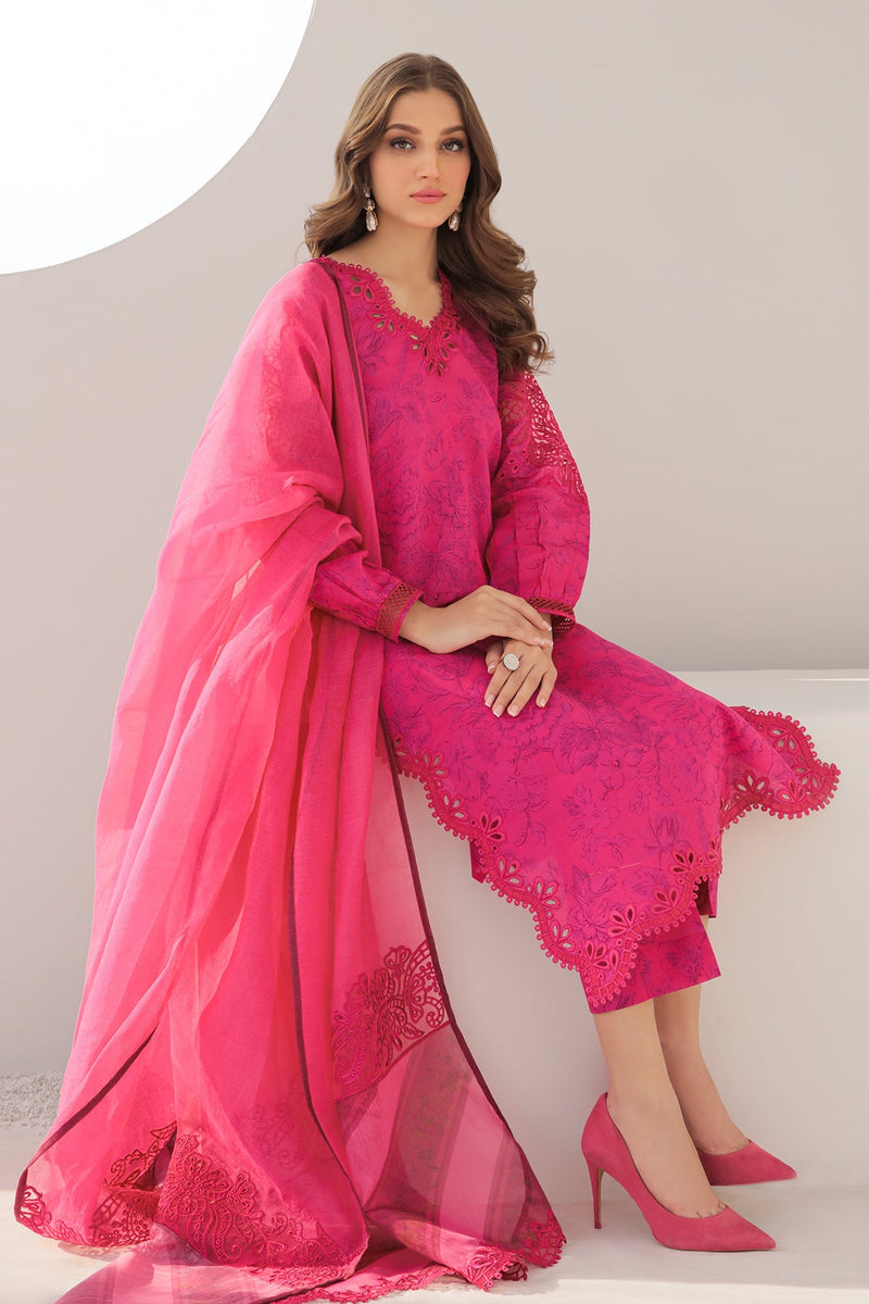 Baroque | Lawn Collection 24 | UF-308 -  Baroque Luxury - Original Designer Dress - House of Maryam