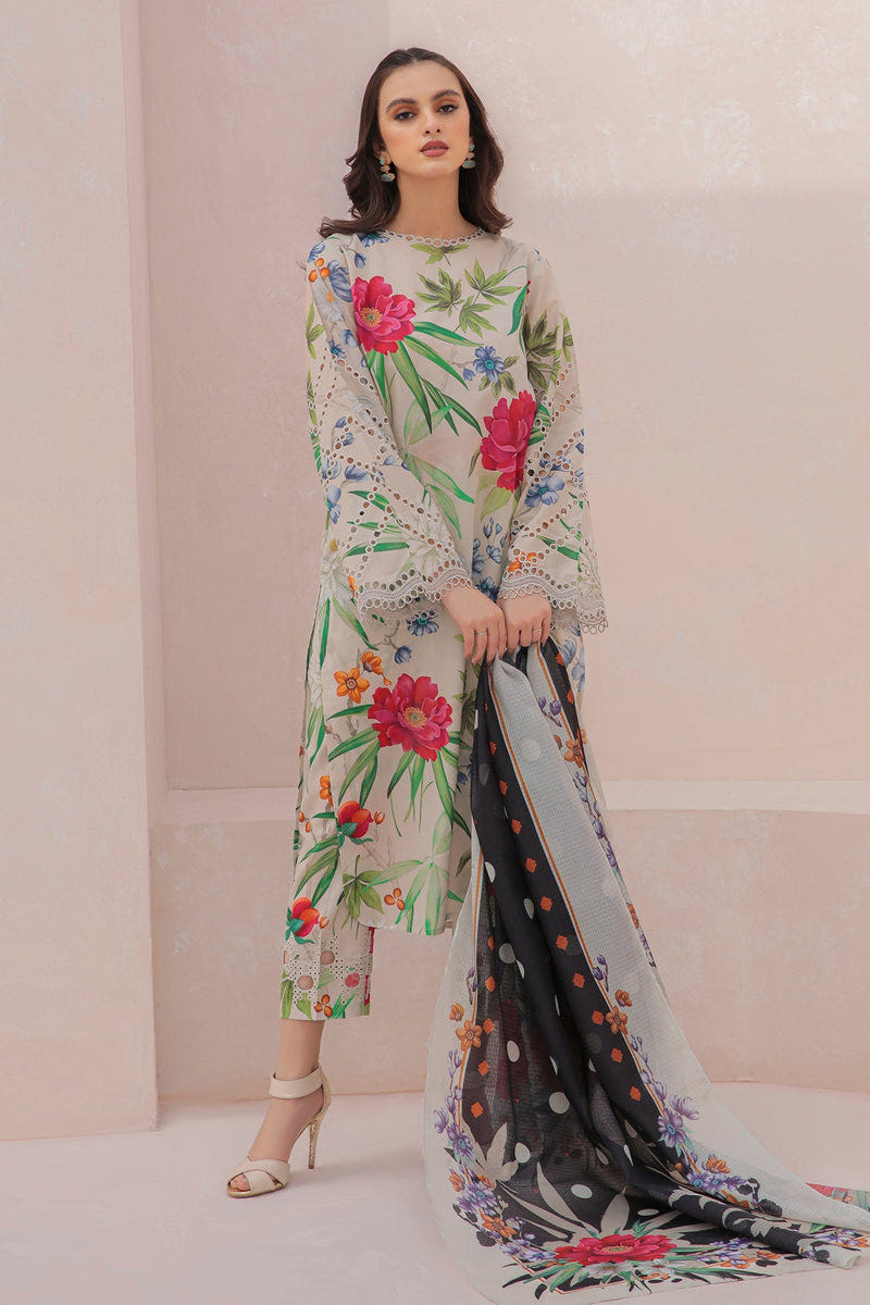 Baroque | Lawn Collection 24 | UF-332 -  Baroque Luxury - Original Designer Dress - House of Maryam