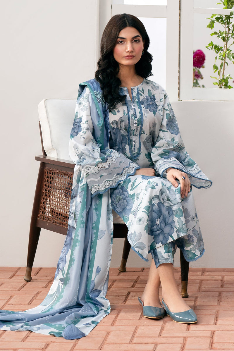 Baroque | Lawn Collection 24 | UF-541 -  Baroque Luxury - Original Designer Dress - House of Maryam