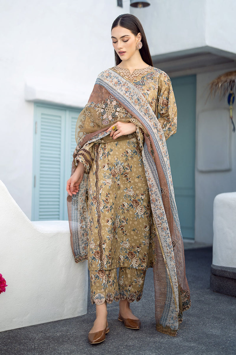 Baroque | Lawn Collection 24 | UF-553 -  Baroque Luxury - Original Designer Dress - House of Maryam