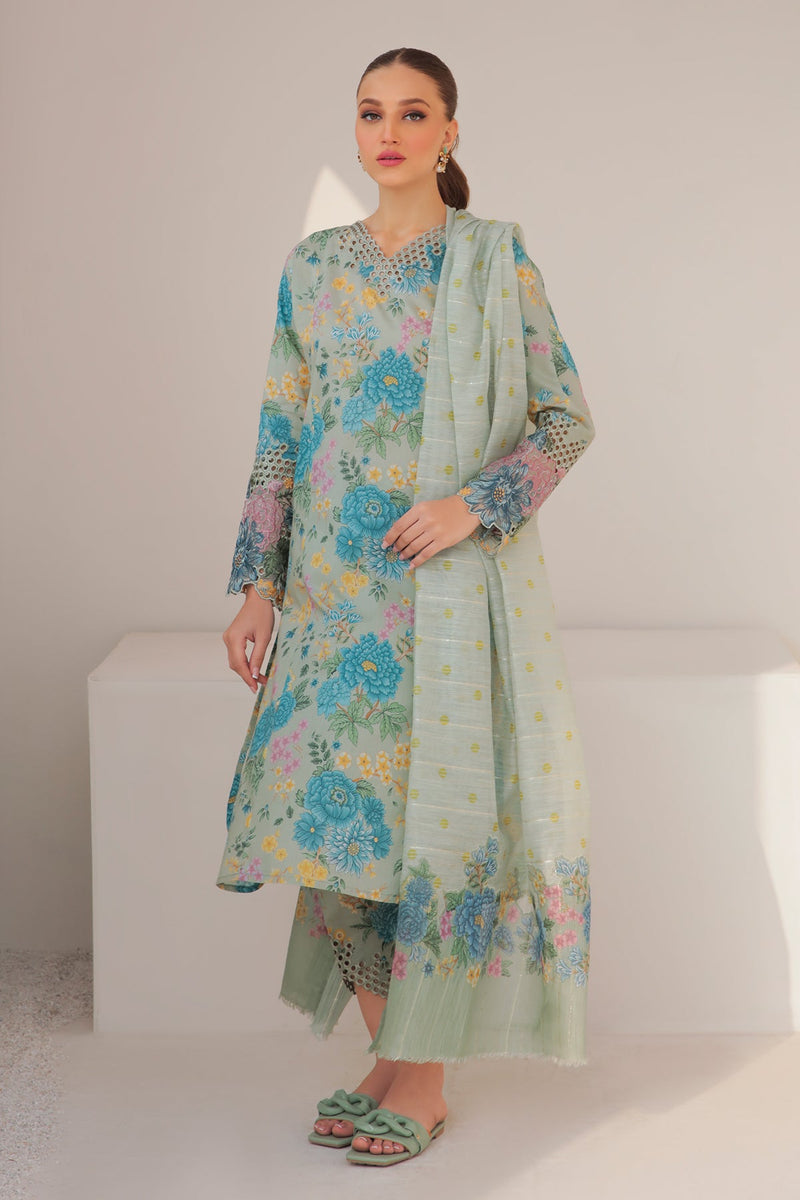 Baroque | Lawn Collection 24 | UF-310 by Designer Baroque - House of Maryam - Pakistani Designer Ethnic Wear in {{ shop.shopifyCountryName }}