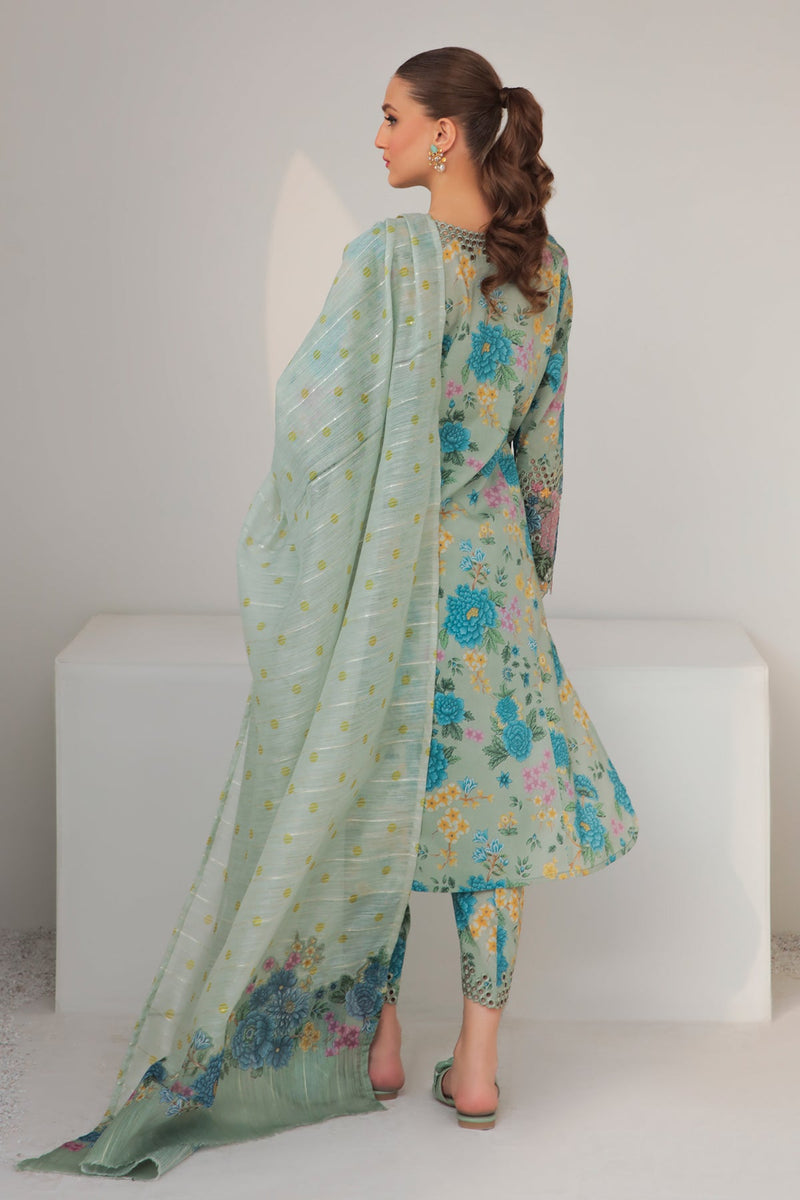 Baroque | Lawn Collection 24 | UF-310 -  Baroque Luxury - Original Designer Dress - House of Maryam