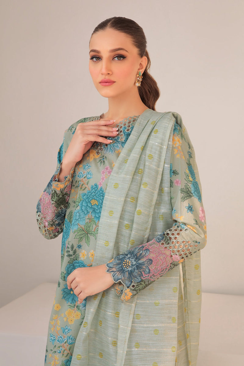 Baroque | Lawn Collection 24 | UF-310 -  Baroque Luxury - Original Designer Dress - House of Maryam