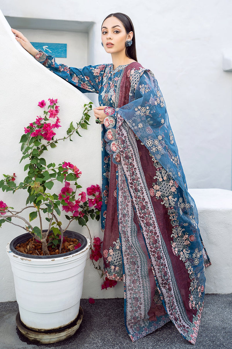 Baroque | Lawn Collection 24 | UF-554 -  Baroque Luxury - Original Designer Dress - House of Maryam