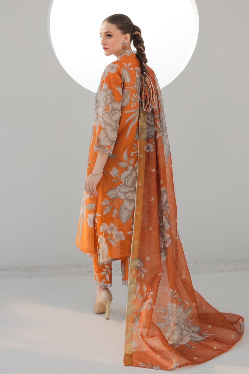 Baroque | Lawn Collection 24 | UF-312 -  Baroque Luxury - Original Designer Dress - House of Maryam