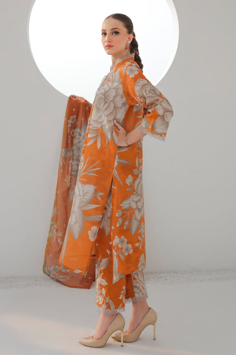 Baroque | Lawn Collection 24 | UF-312 -  Baroque Luxury - Original Designer Dress - House of Maryam
