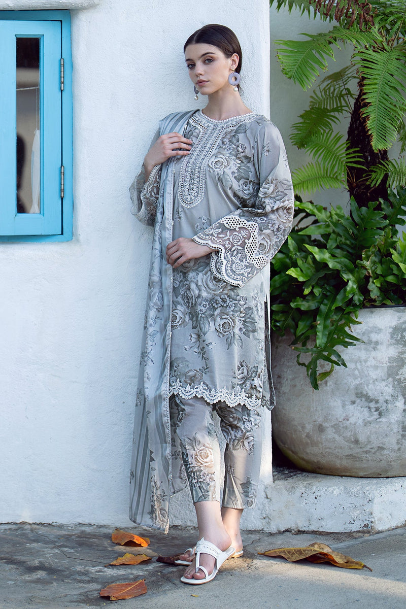 Baroque | Lawn Collection 24 | UF-557 by Designer Baroque - House of Maryam - Pakistani Designer Ethnic Wear in {{ shop.shopifyCountryName }}