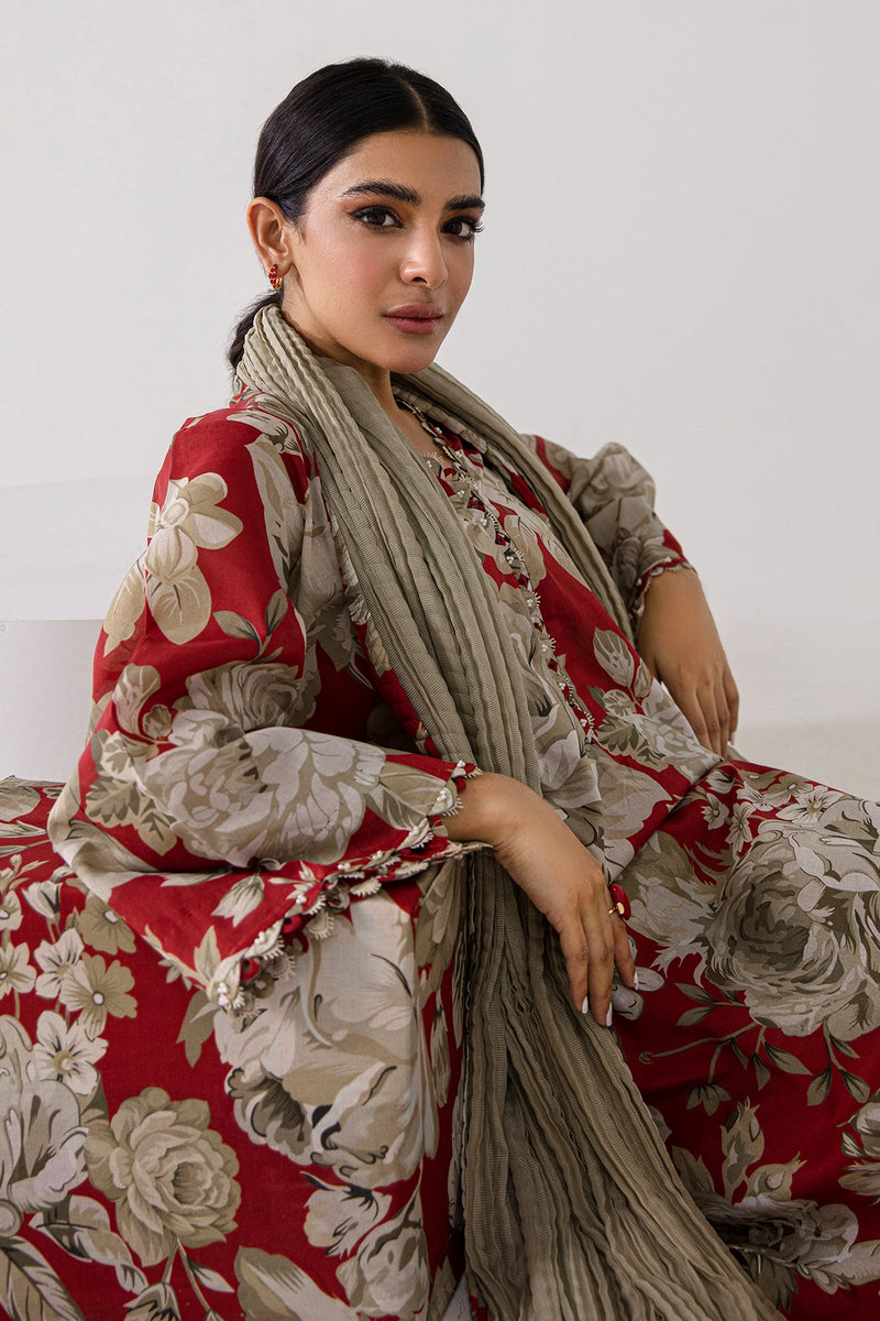 Baroque | Lawn Collection 24 | UF-378 -  Baroque Luxury -  House of Maryam