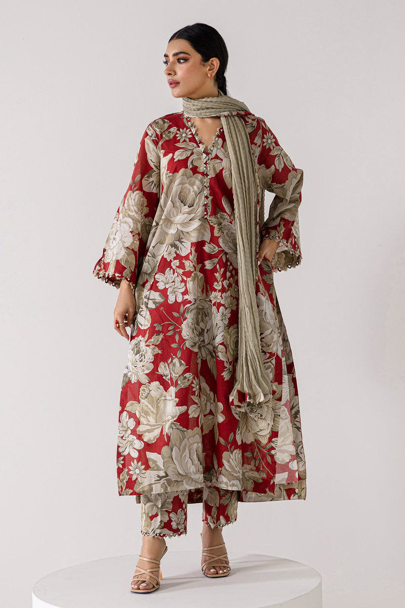 Baroque | Lawn Collection 24 | UF-378 -  Baroque Luxury - Original Designer Dress - House of Maryam