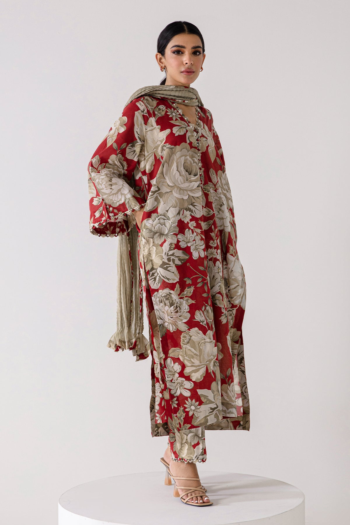 Baroque | Lawn Collection 24 | UF-378 -  Baroque Luxury -  House of Maryam