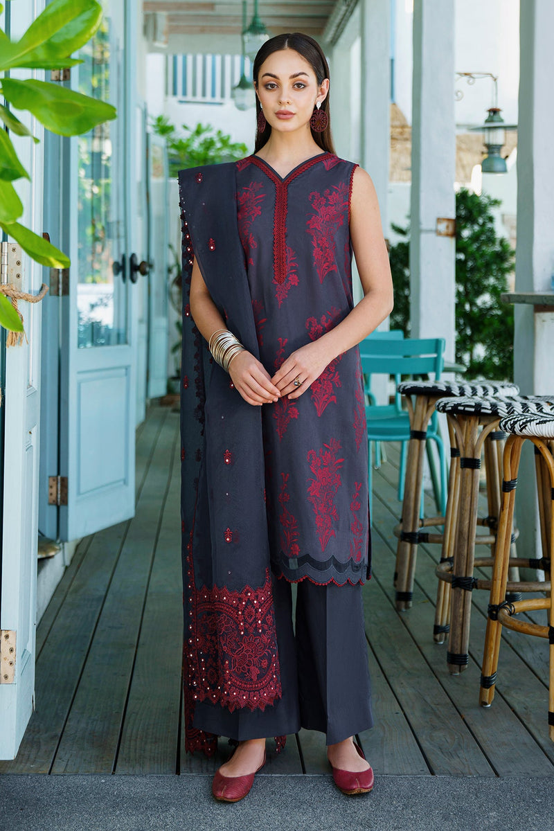 Baroque | Lawn Collection 24 | UF-567 -  Baroque Luxury -  House of Maryam