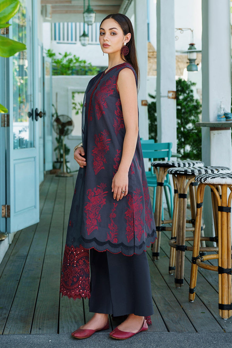 Baroque | Lawn Collection 24 | UF-567 -  Baroque Luxury -  House of Maryam