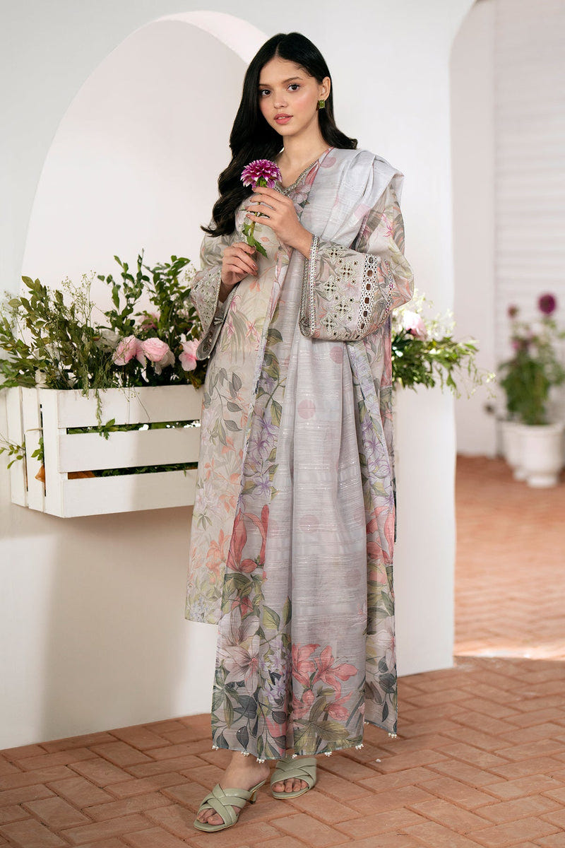 Baroque | Lawn Collection 24 | UF-528 -  Baroque Luxury - Original Designer Dress - House of Maryam